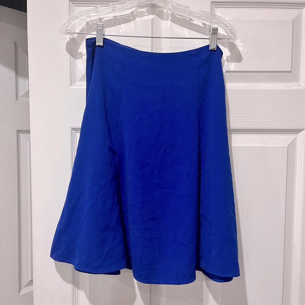 Deep Blue Midi-skirt